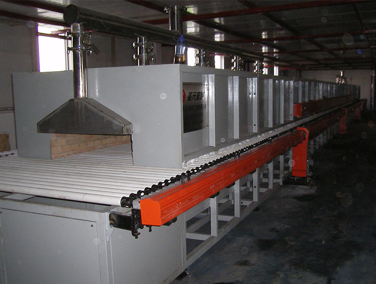 產(chǎn)品用途：特種陶瓷電熱輥道窯，規(guī)格：1.2米×32米電加熱